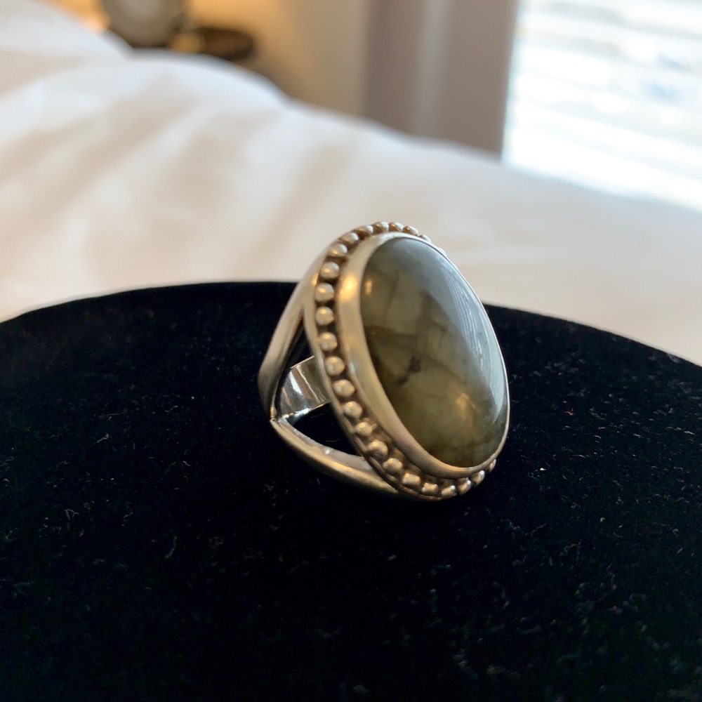 Large Gemstone Cocktail Ring - image 2